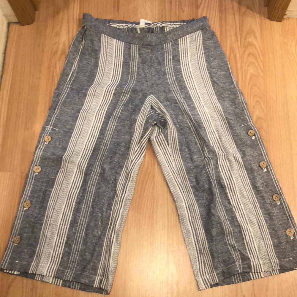 New Women’s Jjill linen capris MP -12